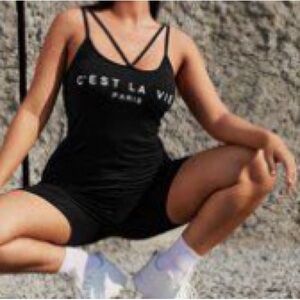 Black Romper New -C’est la Vie Paris